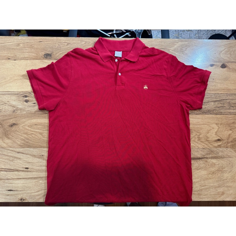 Brooks Brothers Performance Polo Shirt Mens XXL Red Golden Fleece Original Fit